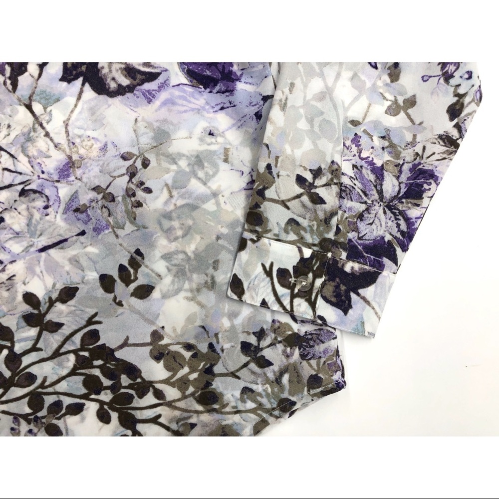 Chico’s Multicolor Floral Print Blouse - Picture 10 of 14